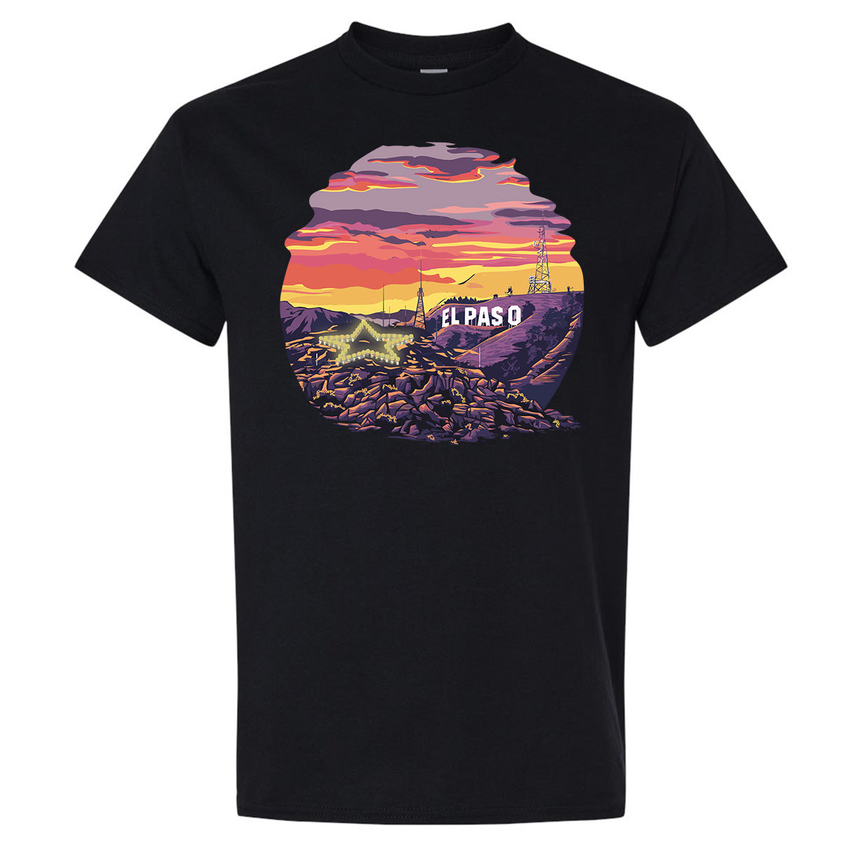"HollyPaso" T-shirt (Black) by Sweet Jesus Radio