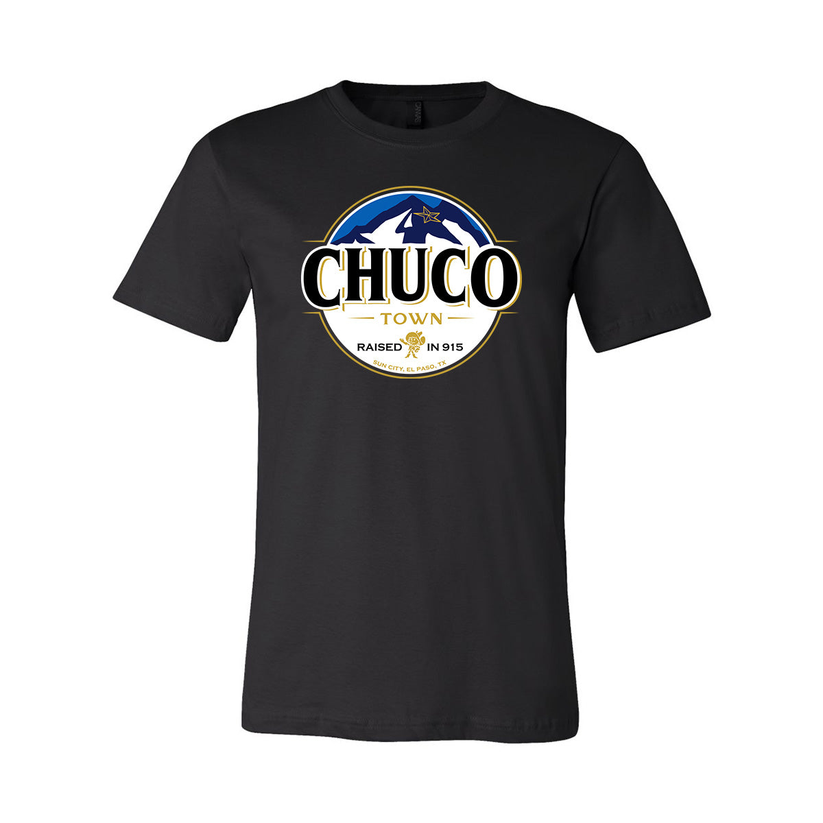 "Busch inspired Chuco" T-shirt (Black) by Sweet Jesus Radio