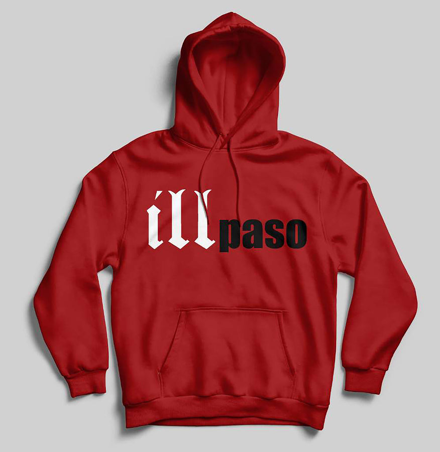 "illmatic Tribute" Men's Pullover Hoodie (Red) by illpaso