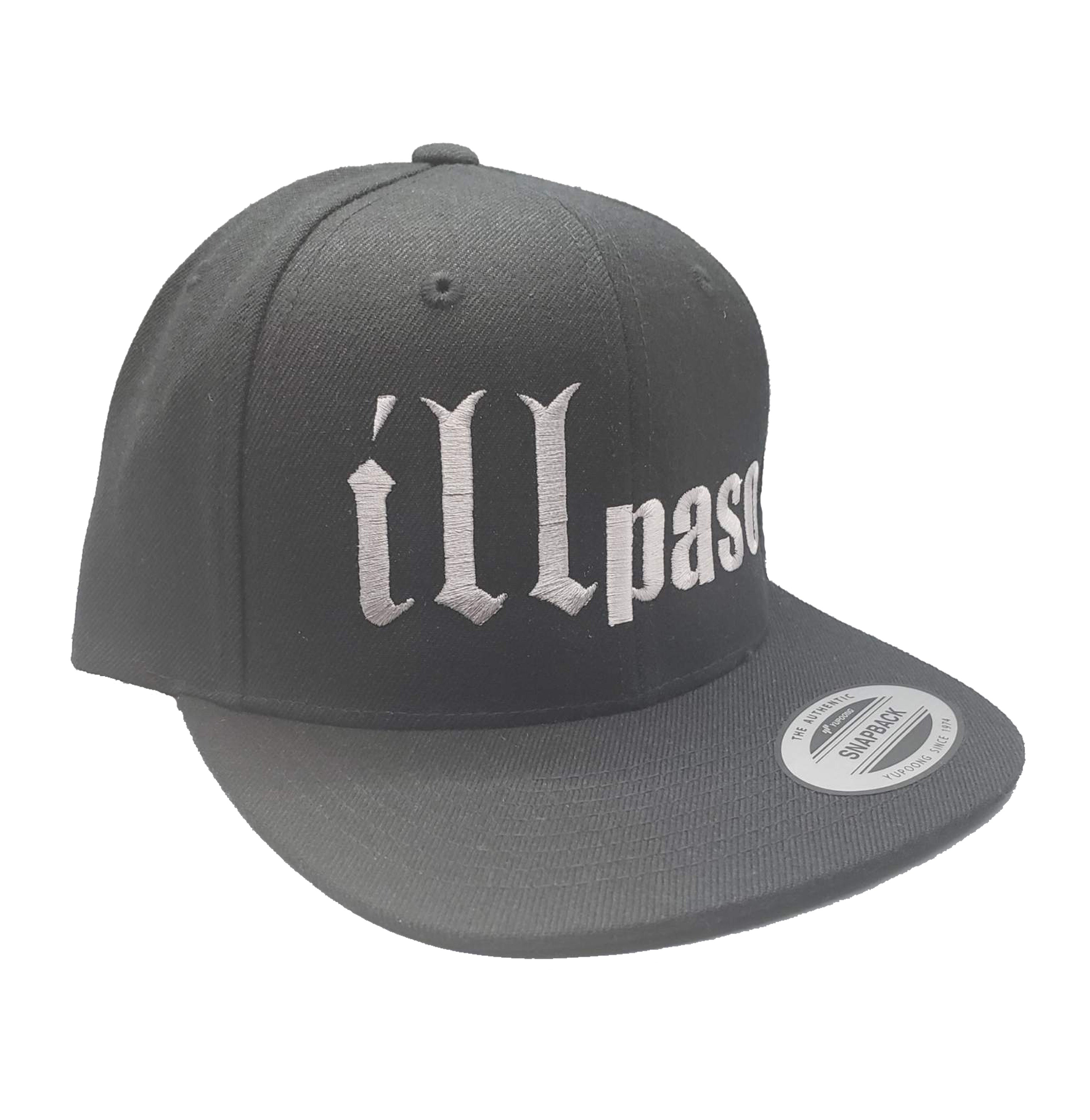 "illmatic Tribute" Snapback Hat (Black w/ Grey Stitching) by illpaso