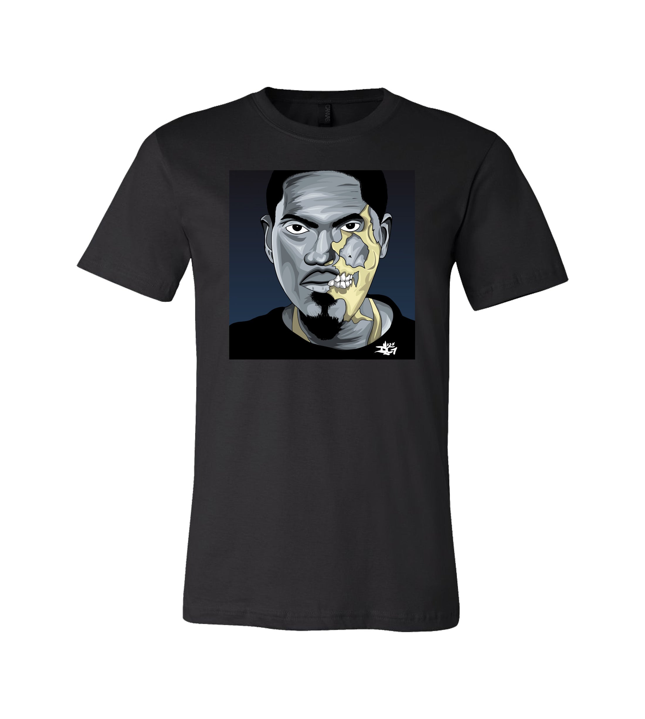 Hip Hop is DEAD Series "ETHER" Adult Uni-Sex T-shirt (Black) by Diego Garcia