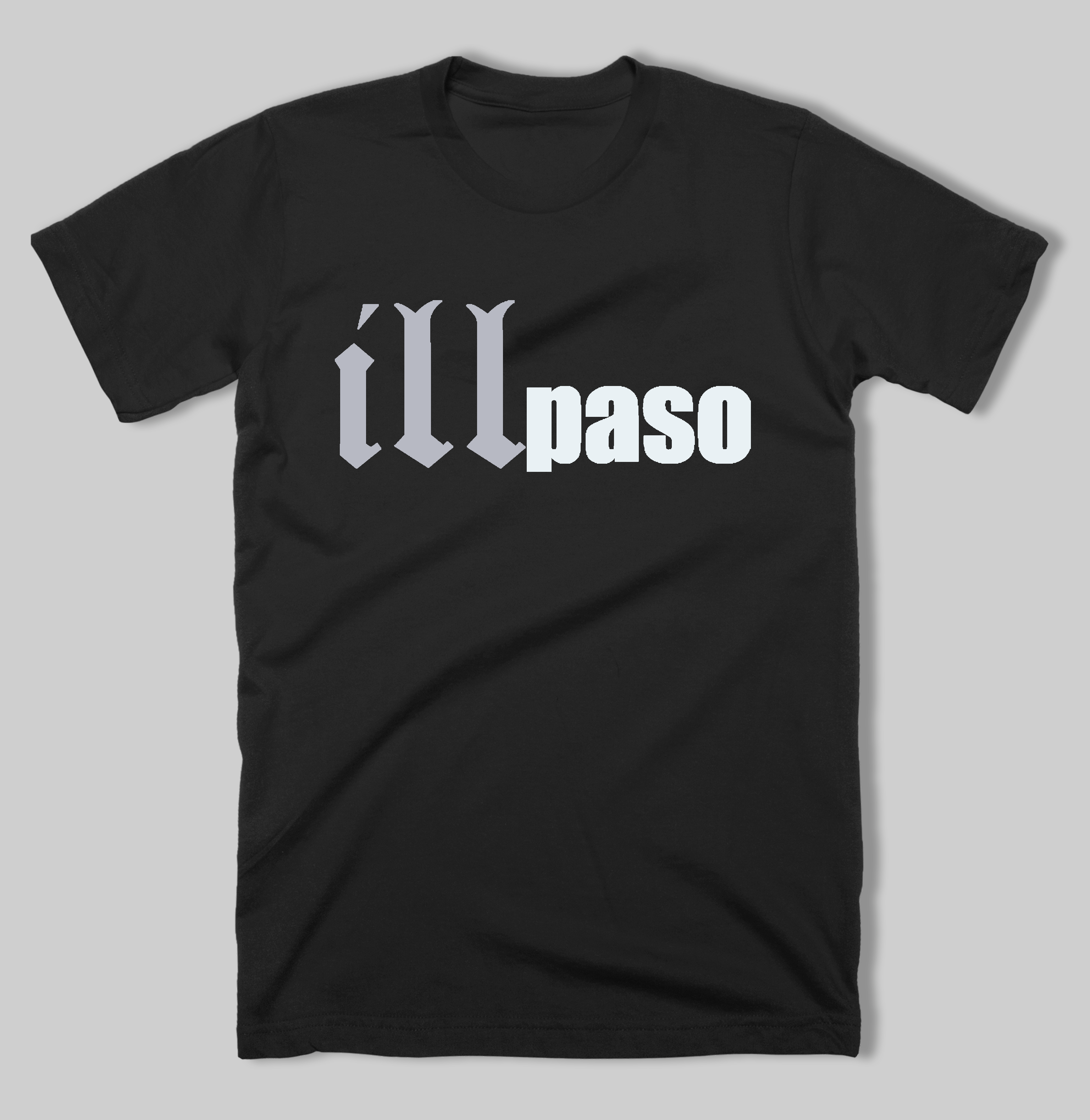 "illmatic Tribute" Men's T-shirt (Black Alternate Grey Color Way) by illpaso