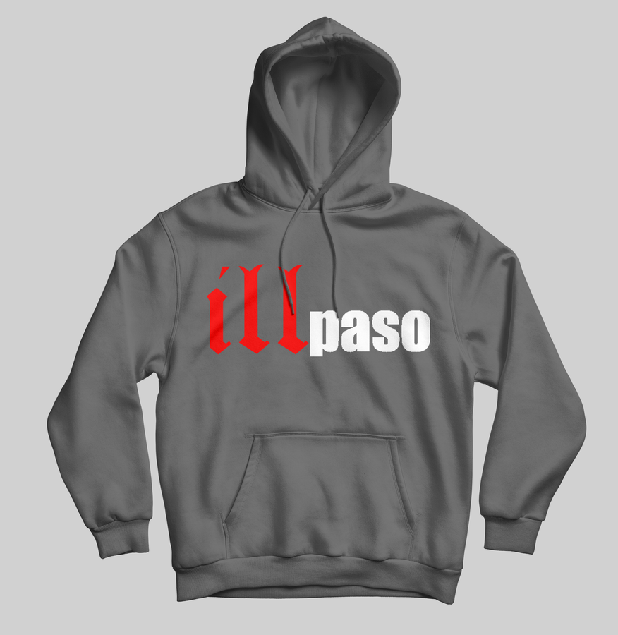 "illmatic Tribute" Men's Pullover Hoodie (Charcoal Gray) by illpaso