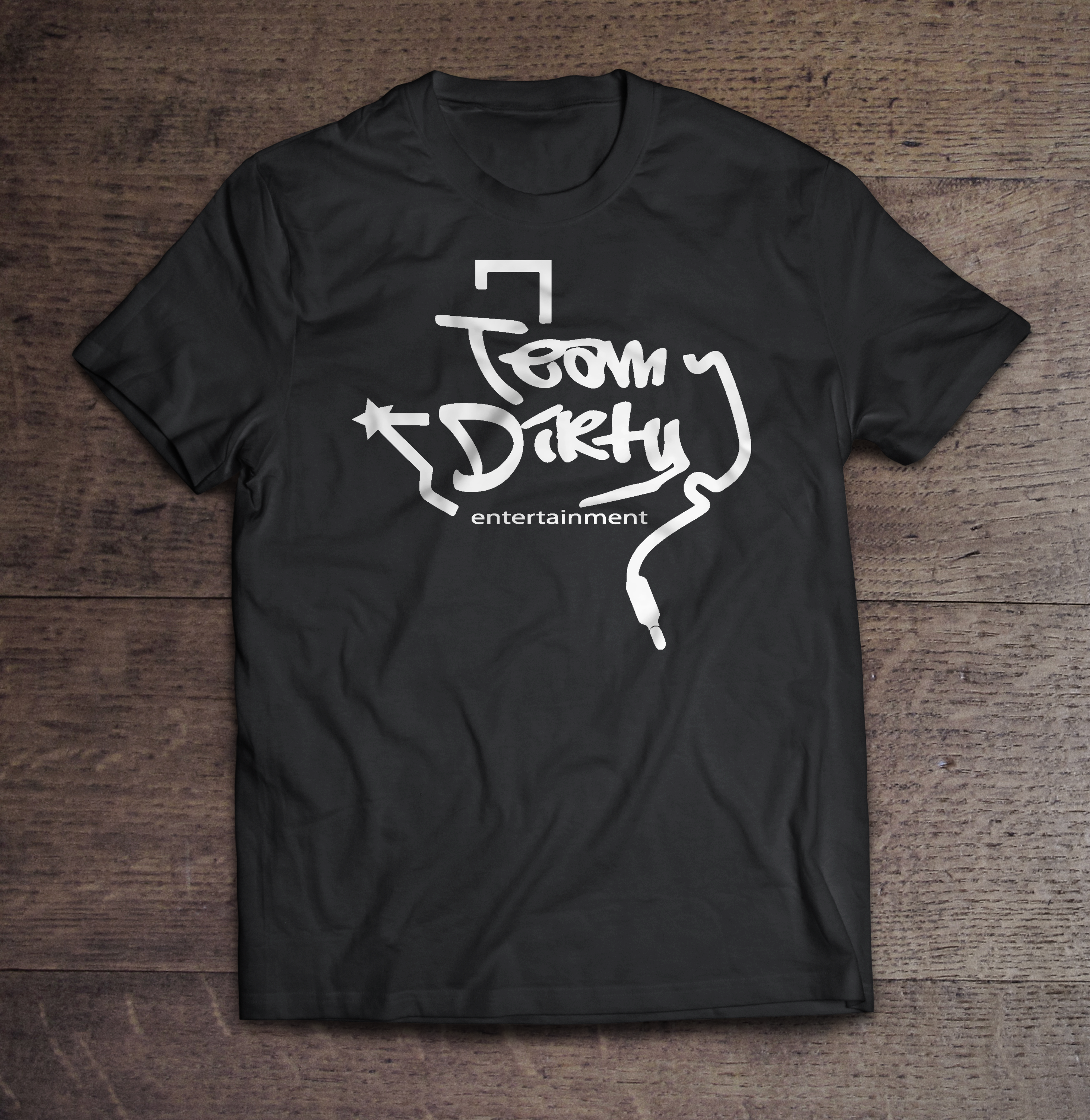 Team Dirty Men's T-shirt (Black) by Team Dirty Entertainment