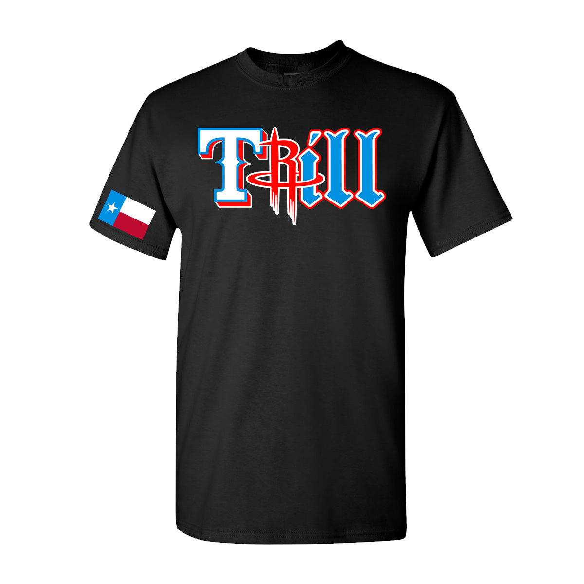 "TRILL" H-Town Tribute Unisex T-shirt (Black) by illpaso x Team Dirty