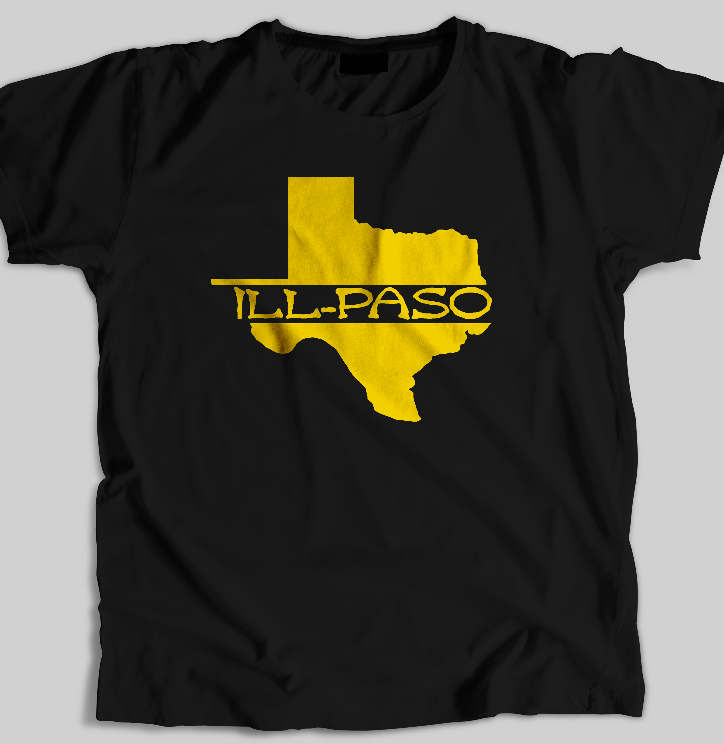 "ill state of mine" Men's T-shirt (Black) by illpaso